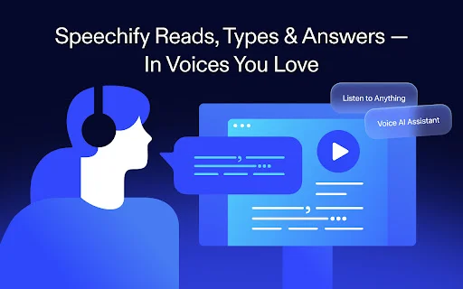 Speechify: Lee y escucha documentos y PDFs con IA – Descarga hoy - Screenshot 1
