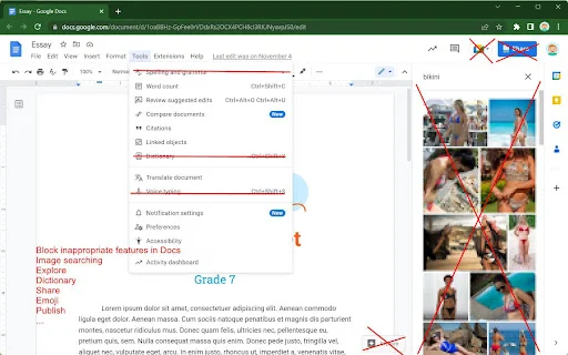 xFanatical Safe Doc: Gestión Segura de Google Workspace Escolar - Screenshot 2