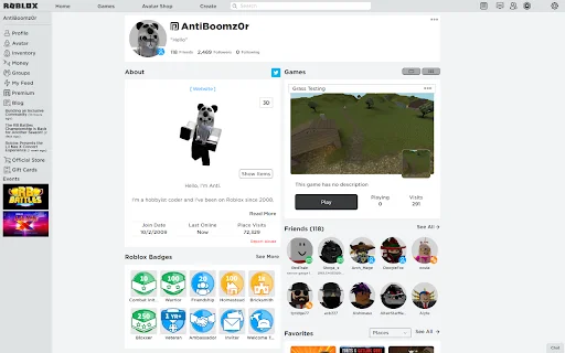 BTRoblox: Mejora tu experiencia en Roblox – Descarga gratuita - Screenshot 2