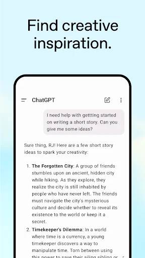 Descarga ChatGPT para Android: Tu Asistente IA Inteligente - Screenshot 3