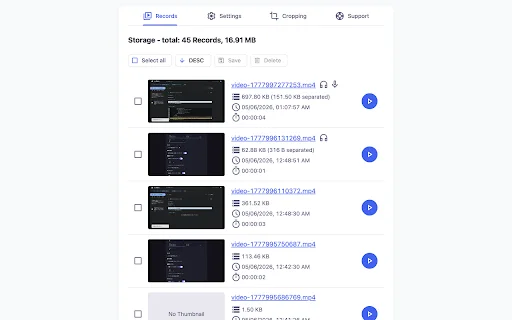Instant Tab Recorder: Grabador de Pantalla Privado para Chrome - Screenshot 2