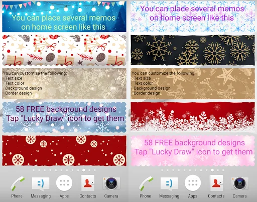 Sticky Memo Notepad Christmas: Notas Adhesivas Navideñas - Screenshot 21