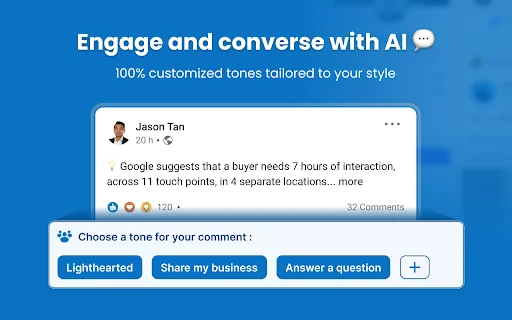 Engage AI: Domina LinkedIn con ChatGPT | Mejora tu Networking - Screenshot 2