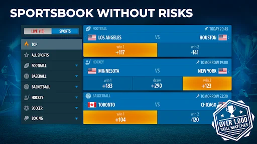 Descarga Sportsbook by Pokerist – Apuestas Deportivas sin Riesgo - Screenshot 5