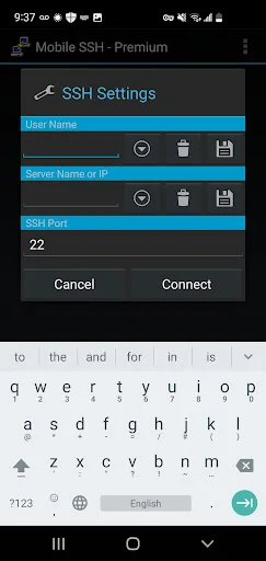 Mobile SSH Premium: Acceso Remoto Seguro y Profesional en Android - Screenshot 8