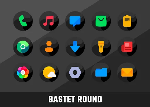 Descargar Bastet Icon Pack: 3800 Iconos Redondos y Oscuros - Screenshot 2