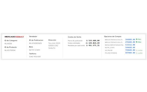 MercadoToolkit: Herramientas IA para Vendedores de MercadoLibre - Screenshot 5