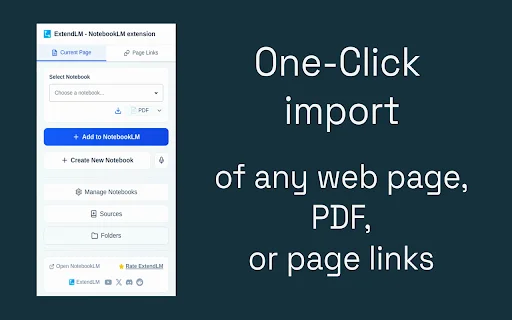 NotebookLM Extension: Optimiza tu Productividad y Gestión – Descarga - Screenshot 1