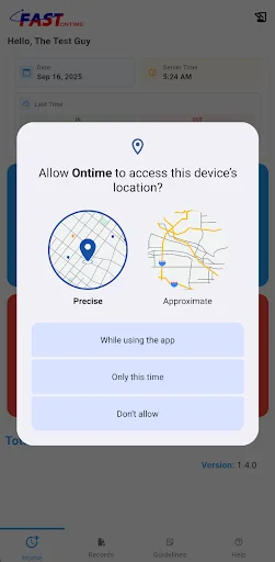 Descargar FAST Ontime Mobile: Registro de Asistencia Eficiente - Screenshot 2