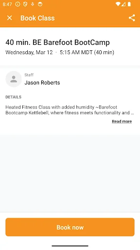 Be Hot Yoga: Reserva tus clases de fitness desde tu móvil - Screenshot 3