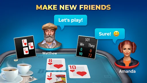 Descarga Belote & Coinche by Pokerist: El Mejor Juego de Cartas - Screenshot 9