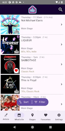 Descargar Glastonbudget APK – La App Oficial del Festival - Screenshot 2