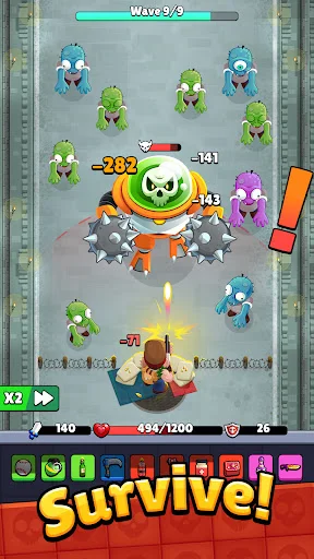 Descargar Bagbound Hero – RPG de Mochila y Supervivencia Zombie - Screenshot 7