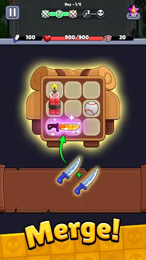 Descargar Bagbound Hero – RPG de Mochila y Supervivencia Zombie - Screenshot 2