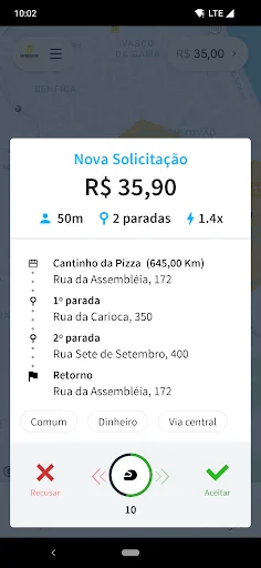 Descargar Entregas10 Entregador – App de Reparto Rápida y Segura - Screenshot 3