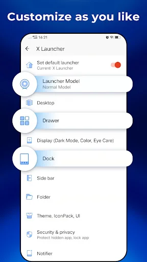 Descarga X Launcher: Personaliza tu Android con Estilo y Potencia - Screenshot 7