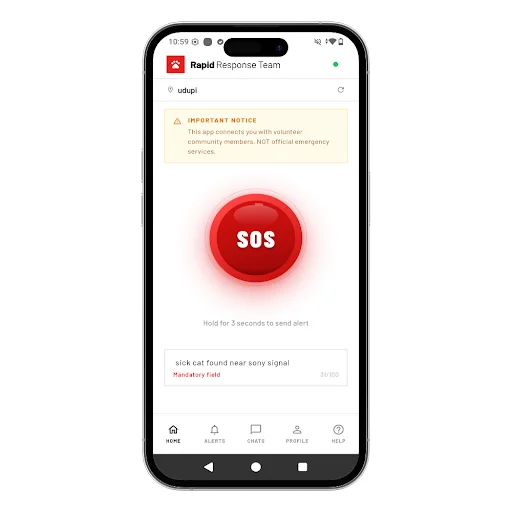 Descarga Rapid Response – Alertas SOS para Protección Animal - Screenshot 4