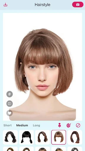 Hairstyle Try On: Cambia tu Look con IA – Descarga Gratis - Screenshot 1