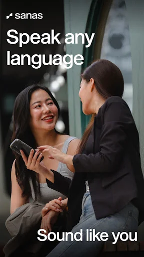 Descarga Sanas Translate – Habla cualquier idioma con fluidez - Screenshot 1