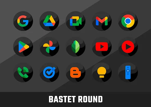 Descargar Bastet Icon Pack: 3800 Iconos Redondos y Oscuros - Screenshot 8