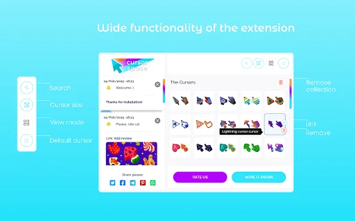 Cursor Space: Personaliza tu cursor en Chrome con estilo único - Screenshot 2