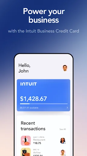 Descarga Intuit Business Credit Card – Gestiona tus Finanzas - Screenshot 1