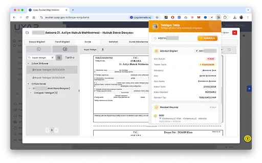 Tebligat Takip: Rastreo de Envíos PTT Fácil y Rápido - Screenshot 1
