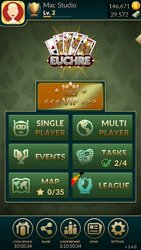 Descargar Euchre Ultimate: Juega Cartas Online Gratis Ahora - Screenshot 1