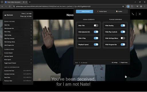 Prime Video Enhancer: Elimina superposiciones y mejora tu streaming - Screenshot 4