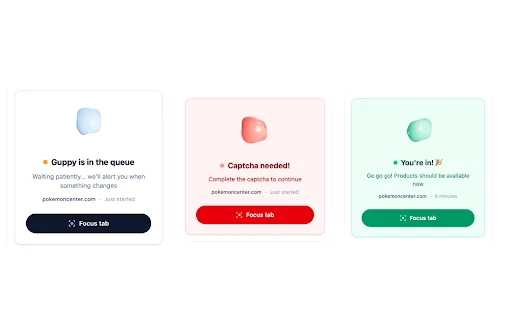 Guppy: Rastreador de Pokémon y TCG | Alertas de Stock en Tiempo Real - Screenshot 2