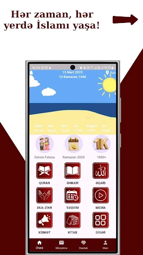 Descarga Mömin Bələdçisi + Namaz Vaxtı – Guía Espiritual Completa - Screenshot 1
