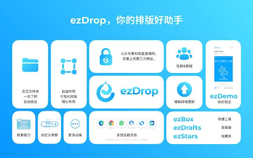 ezDrop: Herramienta SVG para WeChat – Crea Diseños Profesionales - Screenshot 1