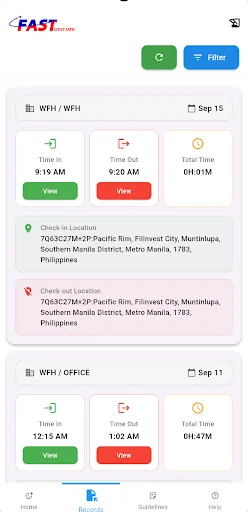 Descargar FAST Ontime Mobile: Registro de Asistencia Eficiente - Screenshot 5