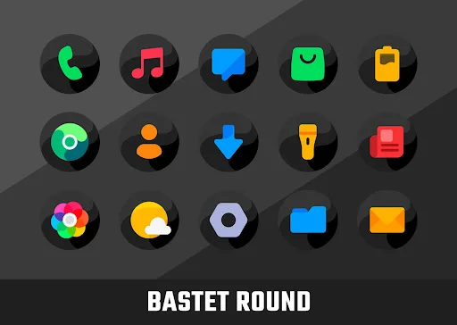 Descargar Bastet Icon Pack: 3800 Iconos Redondos y Oscuros - Screenshot 12