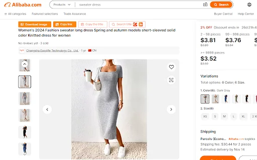 AliPrice: Descarga Imágenes y Videos de Alibaba y AliExpress - Screenshot 1