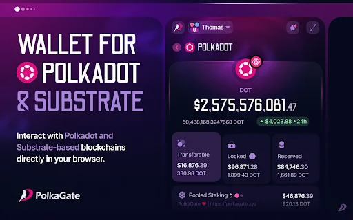 PolkaGate: La Billetera Polkadot Definitiva – Descarga Gratuita - Screenshot 1