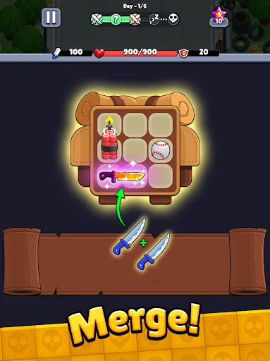 Descargar Bagbound Hero – RPG de Mochila y Supervivencia Zombie - Screenshot 10