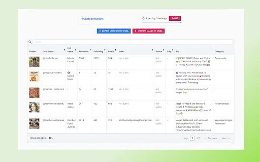 Growman: Extractor de Emails de Instagram | Leads en Español - Screenshot 3