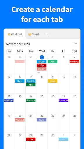 Descargar Plan Calendar – Organiza tu agenda con pestañas innovadoras - Screenshot 2