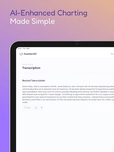 Assistant Dr. – Medical Scribe: Notas SOAP con IA | Descarga - Screenshot 20