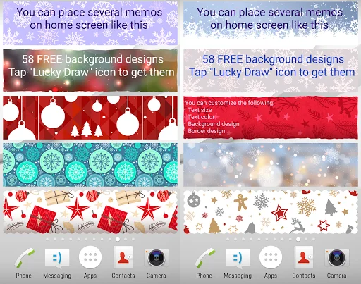 Sticky Memo Notepad Christmas: Notas Adhesivas Navideñas - Screenshot 20