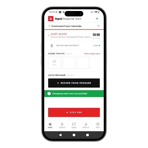 Descarga Rapid Response – Alertas SOS para Protección Animal - Screenshot 5