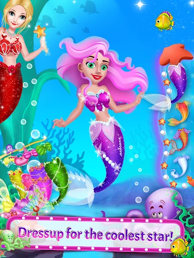 Descarga Princess Mermaid Story – Vive Aventuras Submarinas Gratis - Screenshot 5