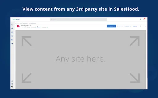 Extensión SalesHood: Optimiza tus ventas y comparte contenido - Screenshot 4