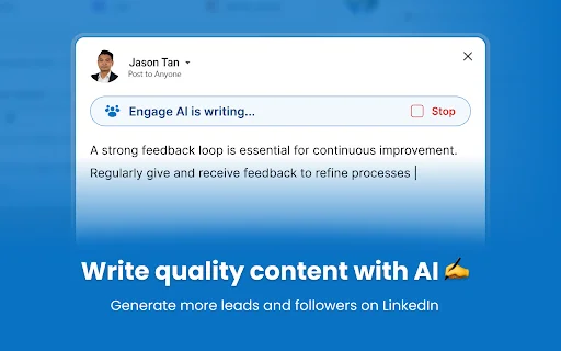 Engage AI: Domina LinkedIn con ChatGPT | Mejora tu Networking - Screenshot 3