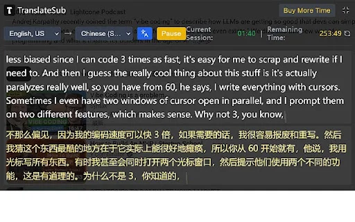 TranslateSub: Traducción y Subtítulos en Tiempo Real – Descarga - Screenshot 2