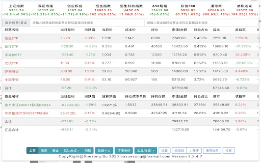 Stock & Fund Tracker: Monitoreo en Tiempo Real para Inversores - Screenshot 1