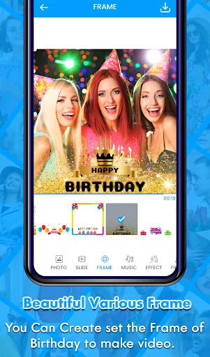 Birthday Video Maker con Música – Crea Videos de Cumpleaños - Screenshot 12