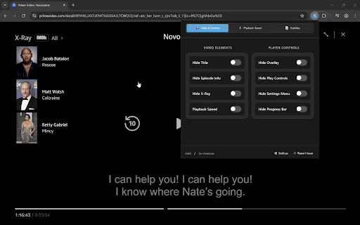 Prime Video Enhancer: Elimina superposiciones y mejora tu streaming - Screenshot 3