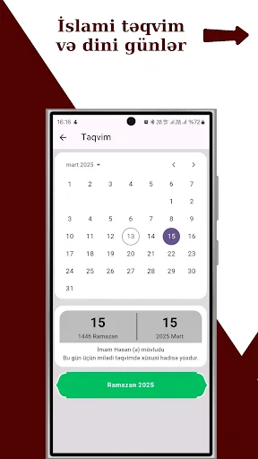 Descarga Mömin Bələdçisi + Namaz Vaxtı – Guía Espiritual Completa - Screenshot 4